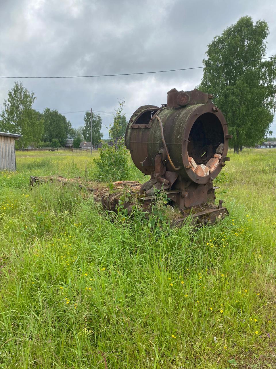 Паровоз на Тёсовской узкоколейке