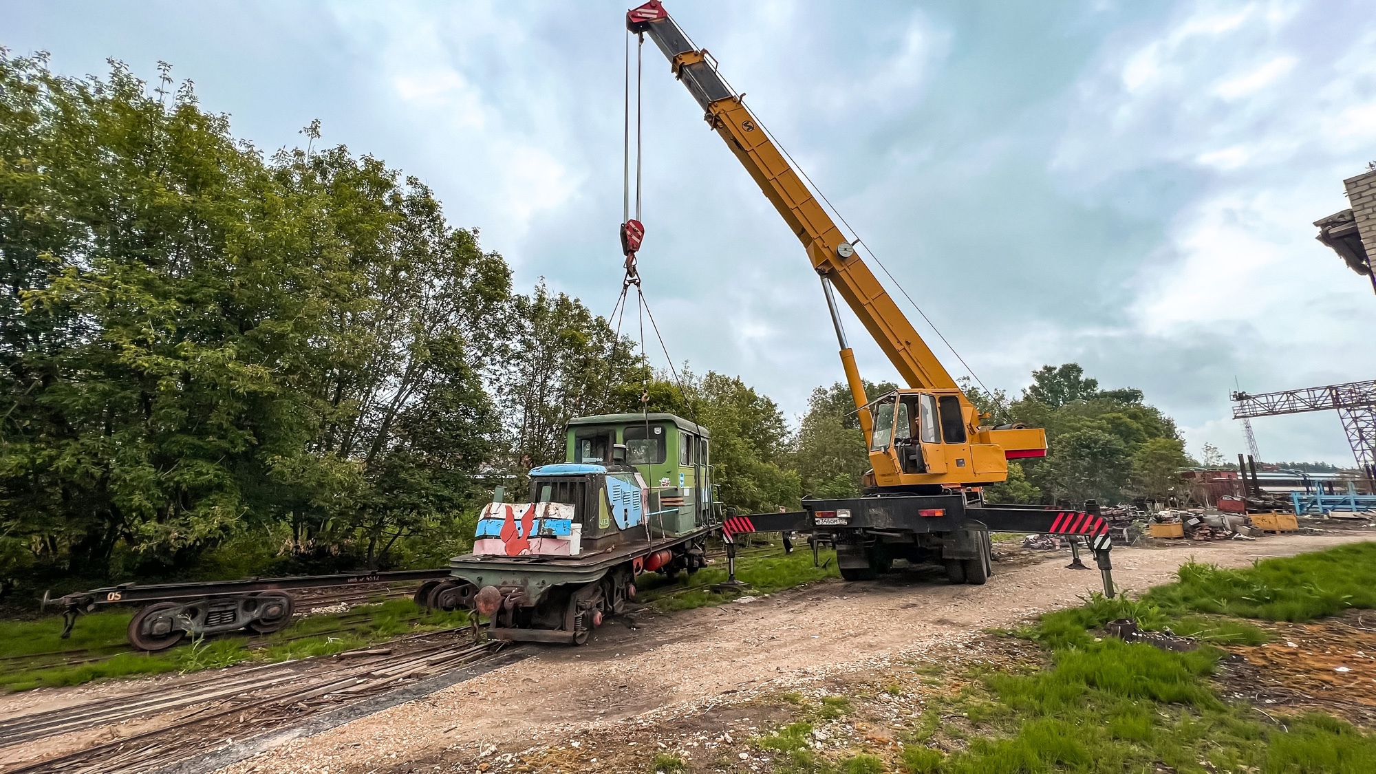 ЭСУ2а-876 в Музее Тёсовской УЖД