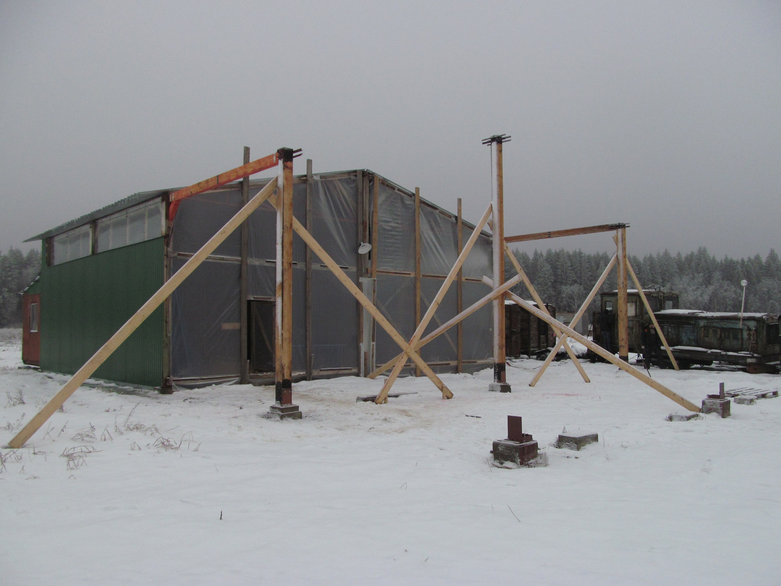 29.01.2017. Начало строительства второй очереди депо