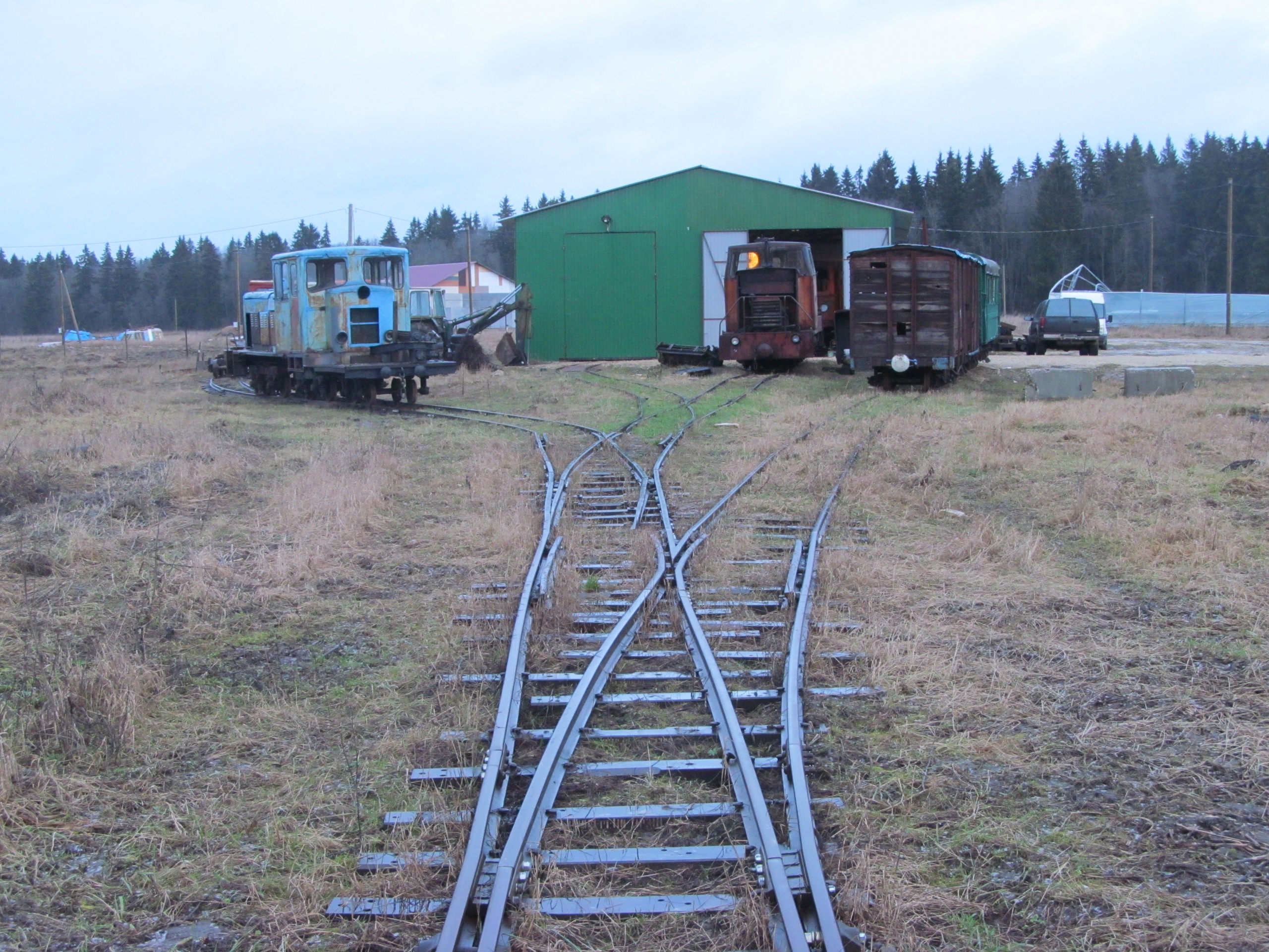 24.01.2020. Вид на территорию депо и коллекцию