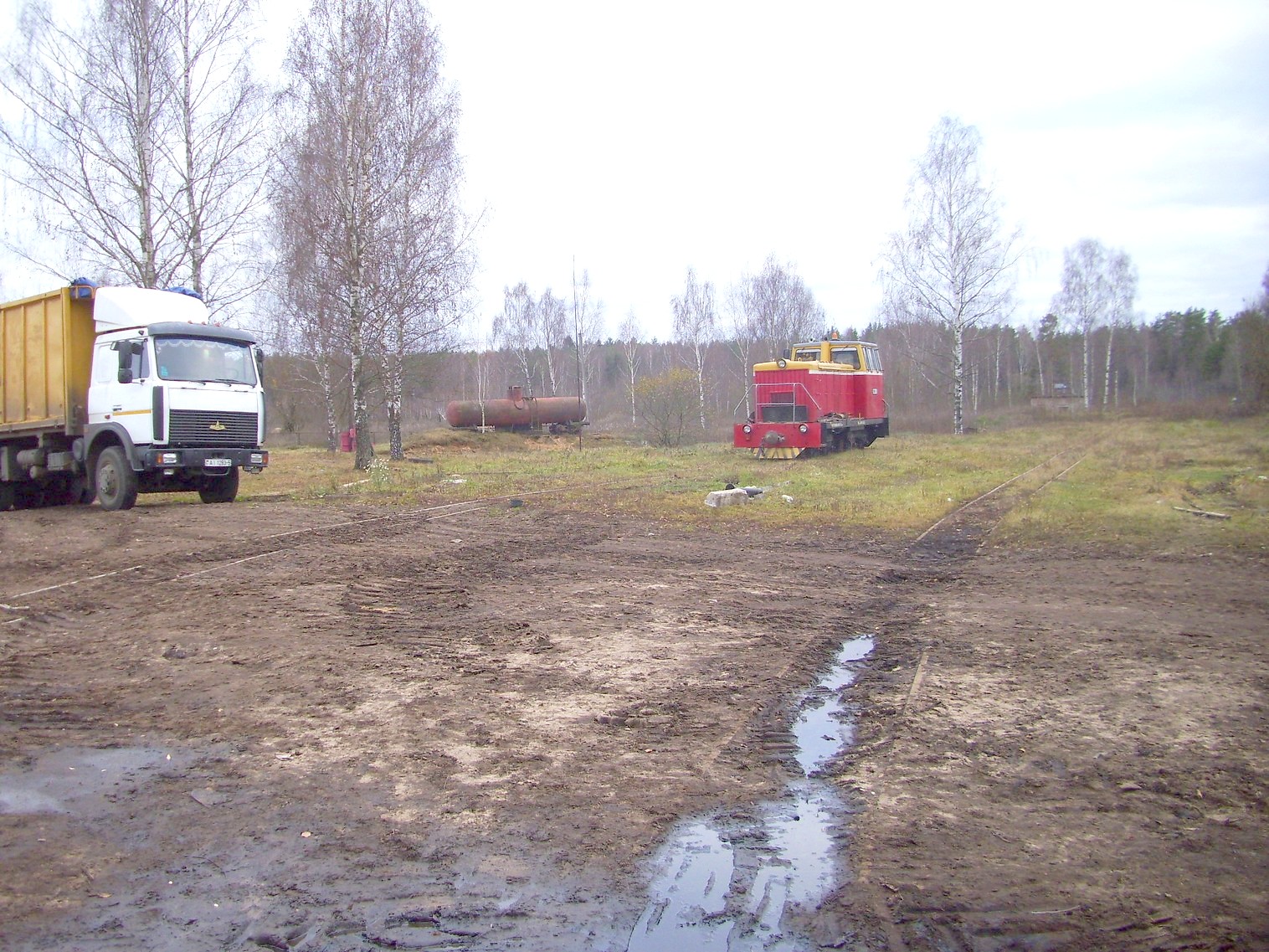 Узкоколейная  железная дорога торфопредприятия «Туршовка» —  фотографии, сделанные в 2011 году (часть 13)