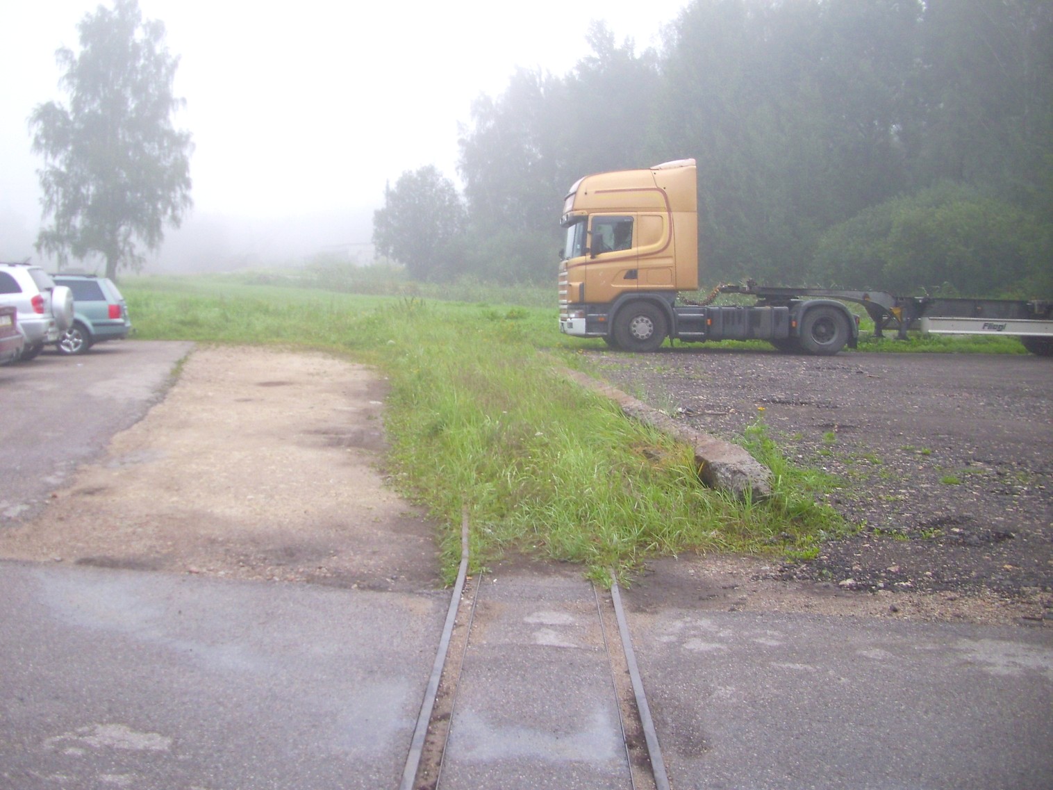 Узкоколейная железная дорога торфопредприятия в Баложи