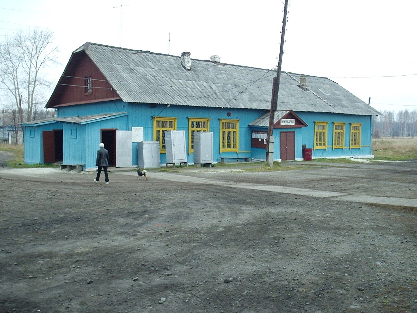 Железнодорожная линия Моховой — Перегрузочная  — фотографии, сделанные в 2005 году