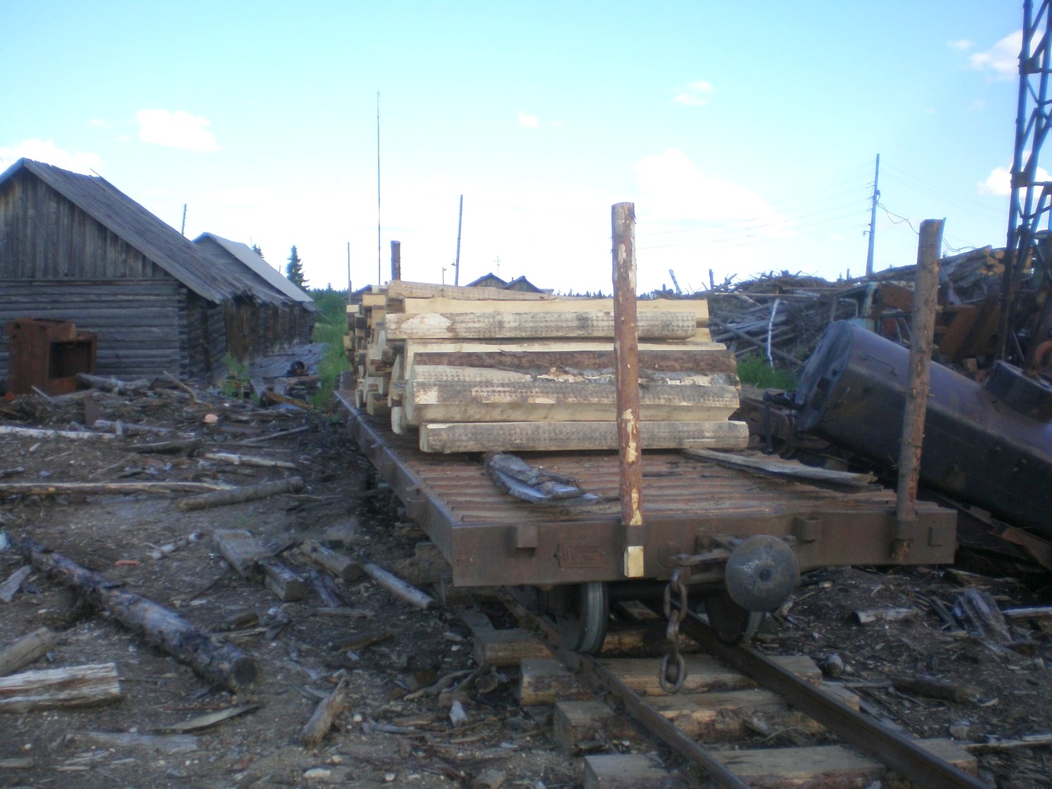 Лепшинская узкоколейная железная дорога   —  фотографии, сделанные в 2009 году (часть 1)