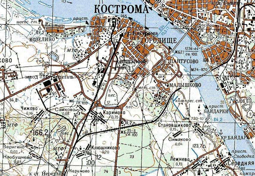 Железнодорожная линия Каримово  —  Кострома