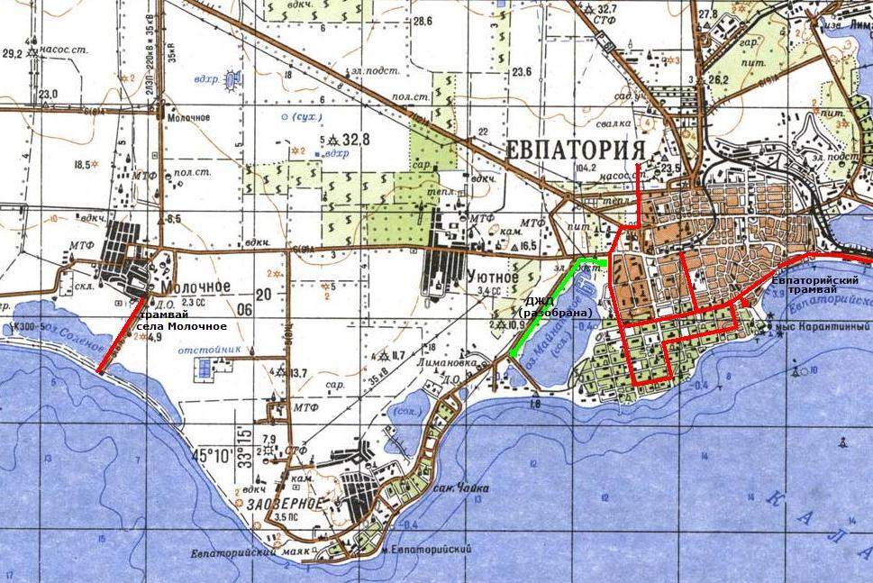 Трамвай села Молочное