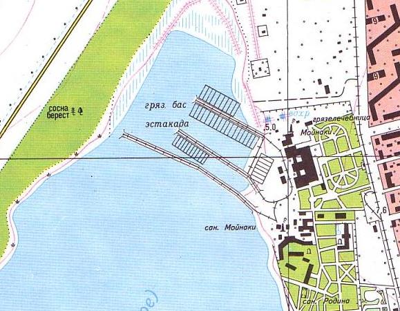 Узкоколейная железная дорога грязелечебницы Мойнаки