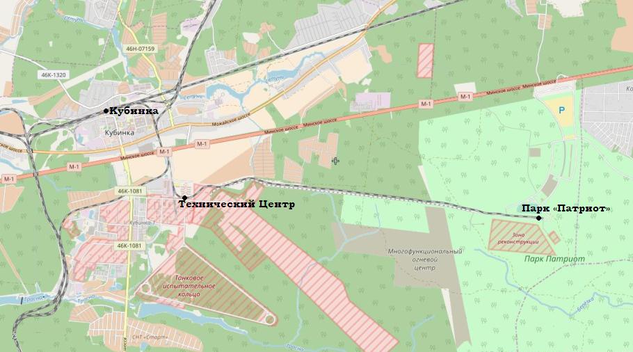 Железнодорожная линия Кубинка — Парк «Патриот»