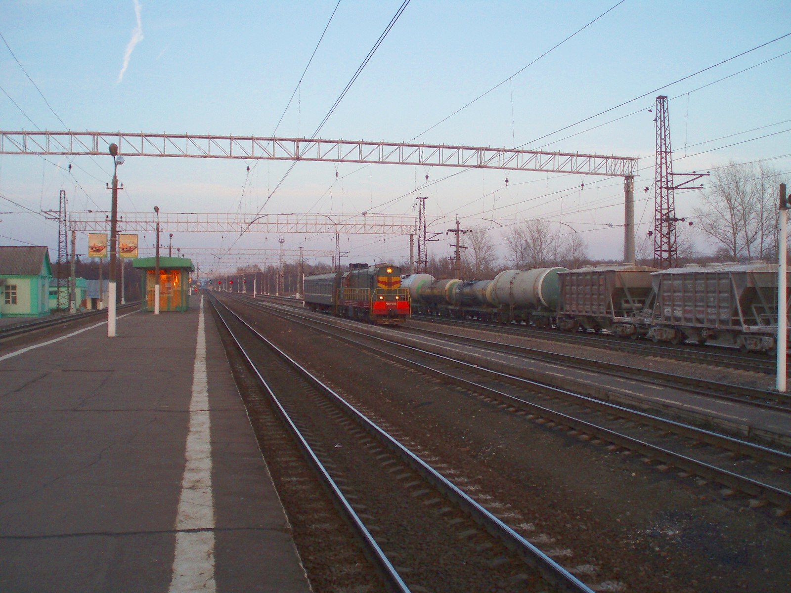 Железнодорожная линия Кривандино — Рязановка  —  фотографии, сделанные в 2007 году