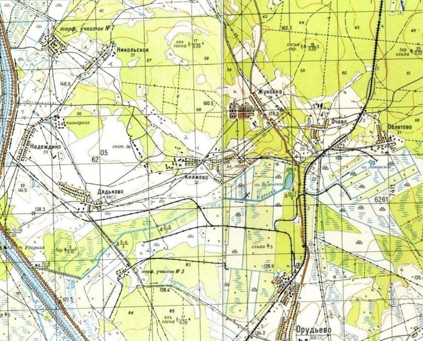 Узкоколейная железная дорога Орудьевского торфопредприятия