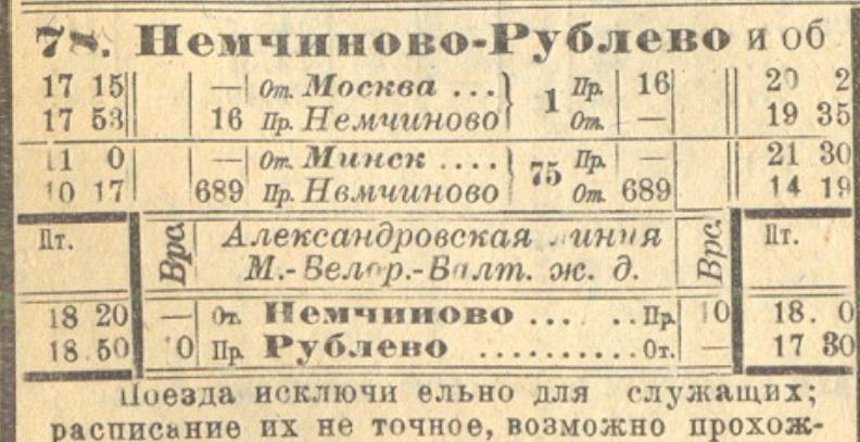Железнодорожная линия Кунцево — Усово