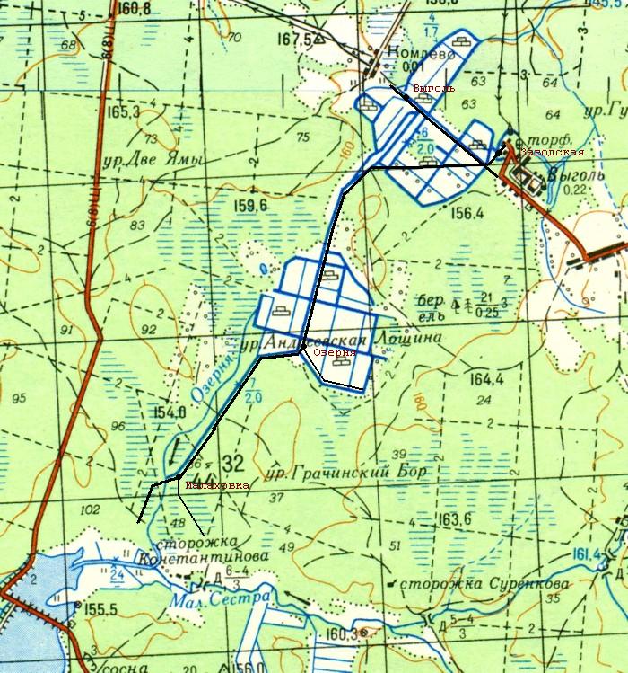 Узкоколейная железная дорога торфопредприятия «Выголь»