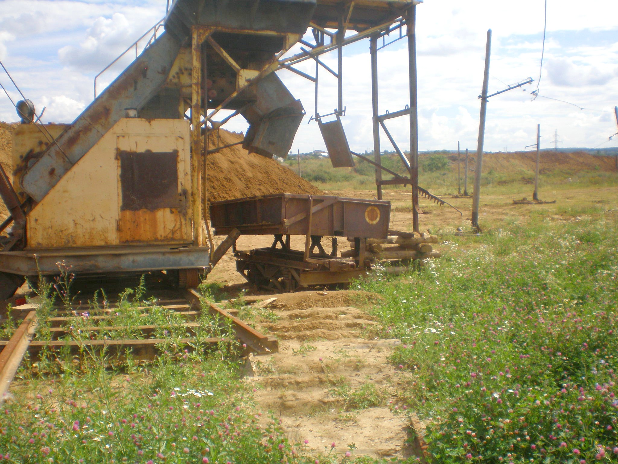 Узкоколейная железная дорога Зарайского завода строительных материалов — фотографии, сделанные в 2008 году (часть 4)