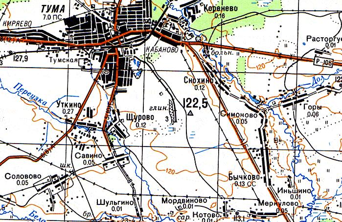 Узкоколейная железная дорога Тумского кирпичного завода