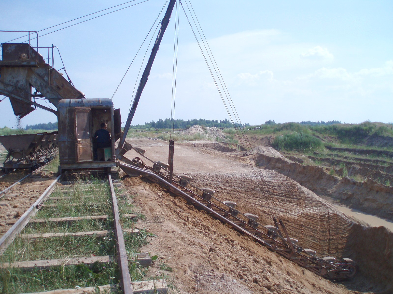 Узкоколейная железная дорога Тумского кирпичного завода - фотографии, сделанные в 2006 году (часть 3)