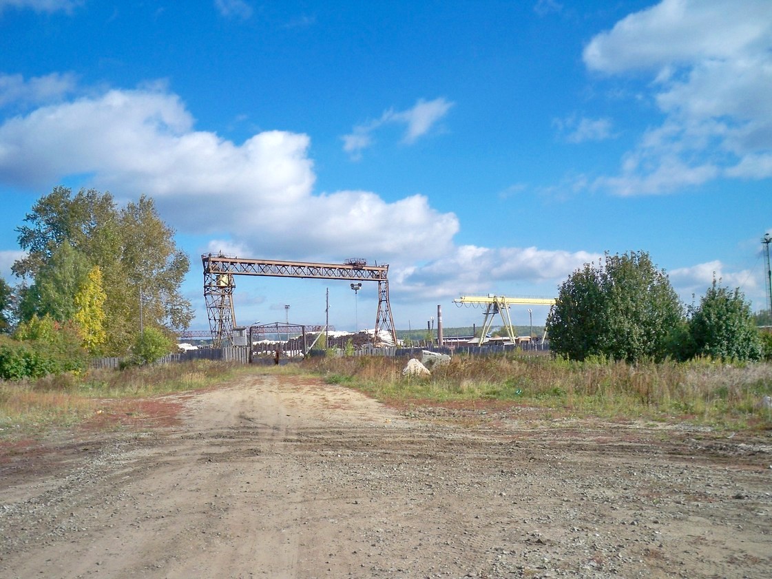 Узкоколейная  железная дорога Тавдинского фанерного комбината  —  фотографии, сделанные в 2013 году (часть 1)