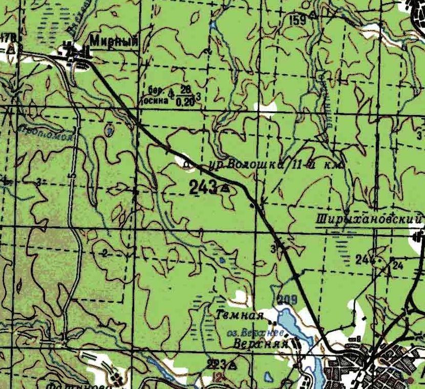 Железнодорожная линия Коноша — Мирный