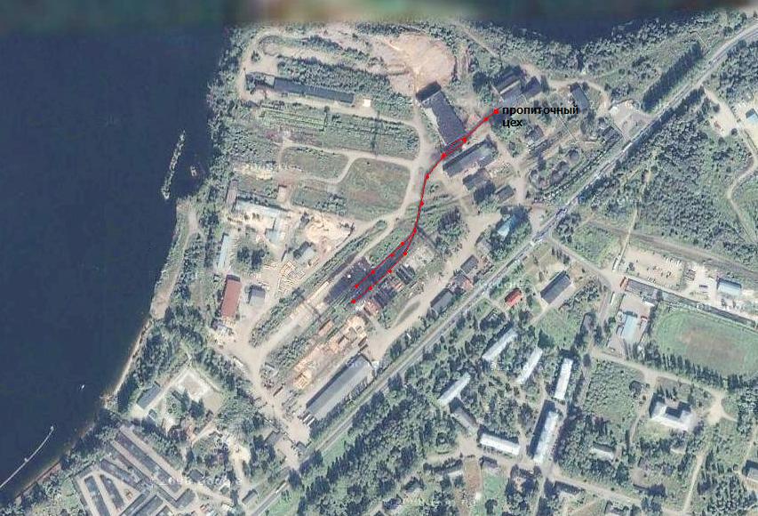 Узкоколейная железная дорога Ленинградского мачтопропиточного завода