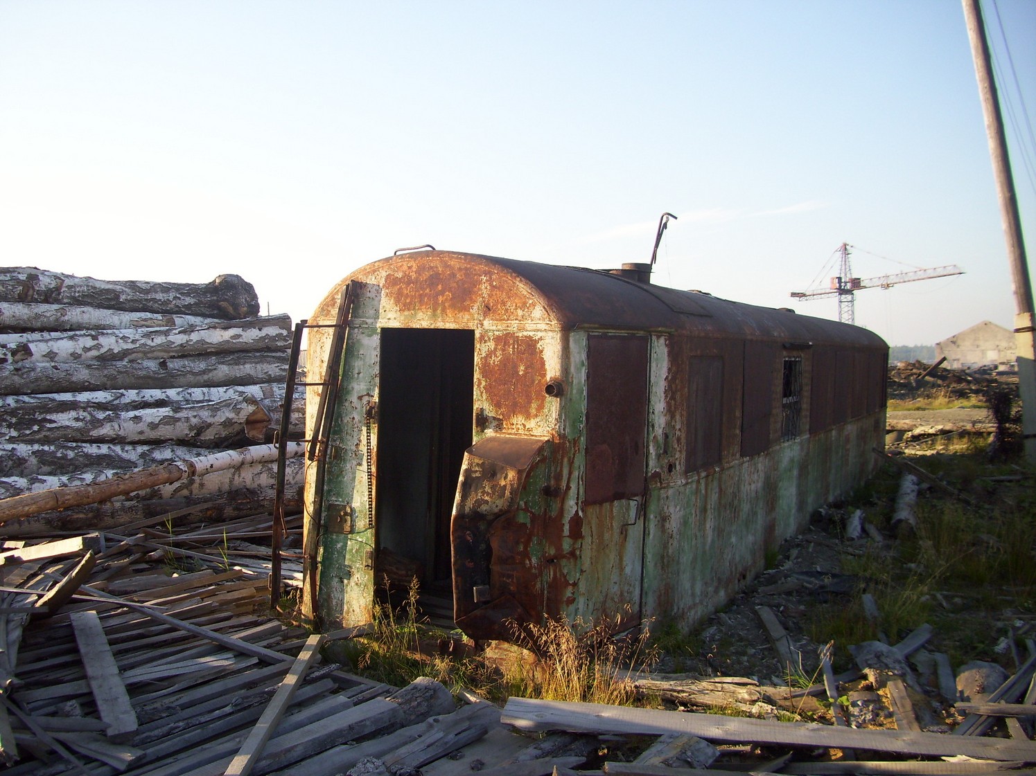 Отрадновская узкоколейная железная дорога — фотографии, сделанные в 2010 году