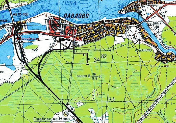 Узкоколейная железная дорога Павловского завода строительных материалов