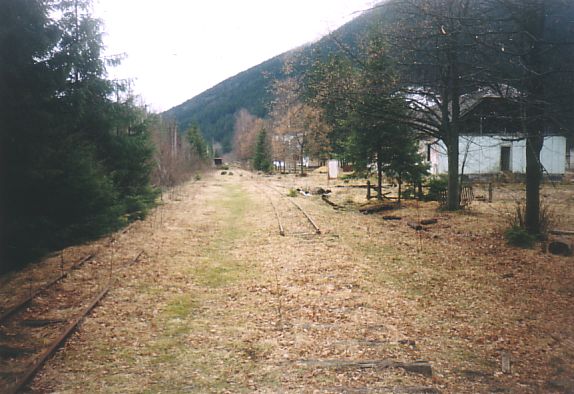 Узкоколейная железная дорога в Миндунке-Бескидском
