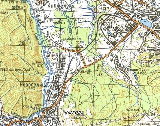 Железнодорожная линия  Долина — Выгода