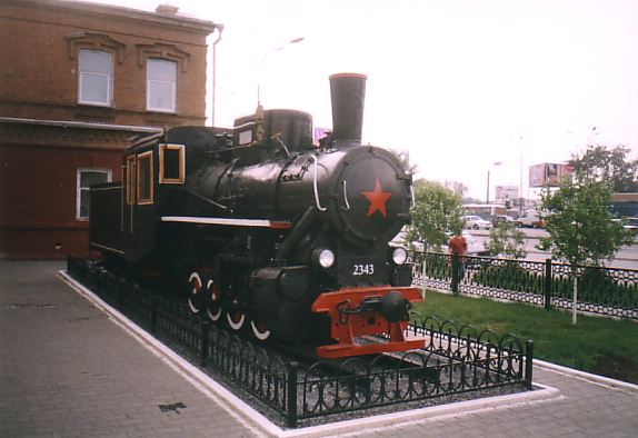 Локомотивы-памятники в г. Екатеринбурге