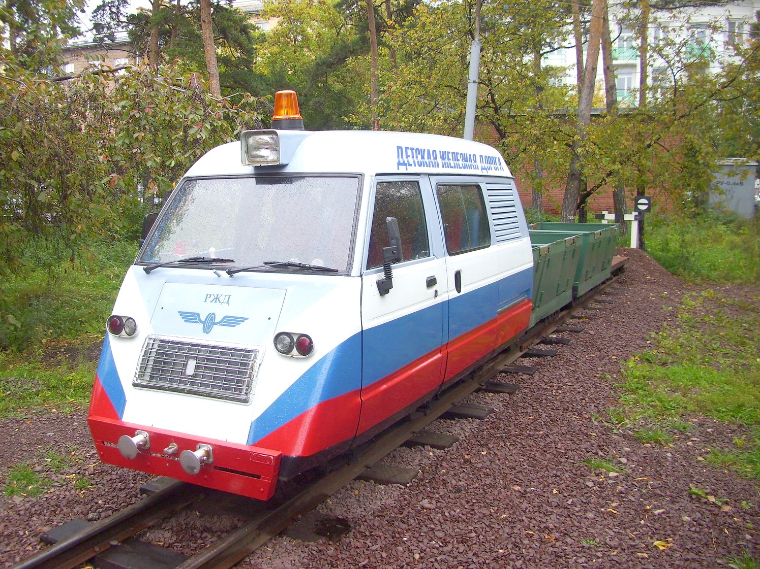 Красноярская детская железная дорога  —  фотографии, сделанные в 2009 году (часть 5)