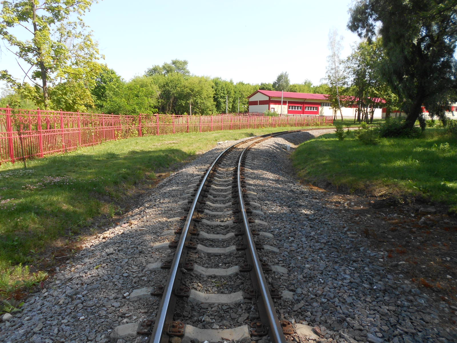 Новомосковская детская железная дорога   —  фотографии, сделанные в 2016 году (часть 1)
