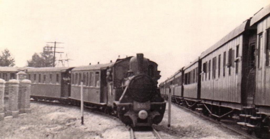 Новомосковская детская железная дорога — исторические фотографии