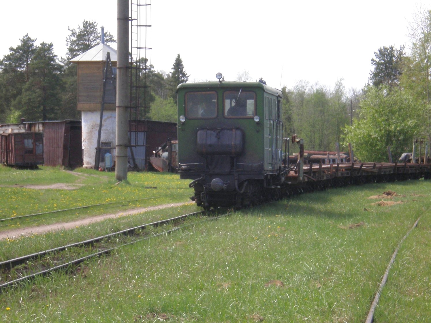 Узкоколейная железная дорога Каринского транспортного управления — фотографии, сделанные в 2008 году (часть 28)