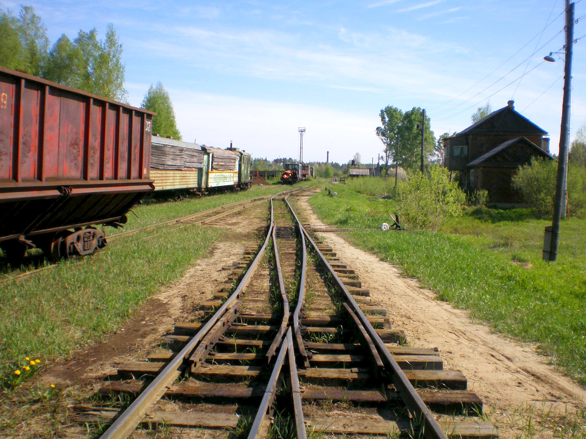Узкоколейная железная дорога  Пищальского торфопредприятия —  фотографии, сделанные в 2008 году (часть 7)