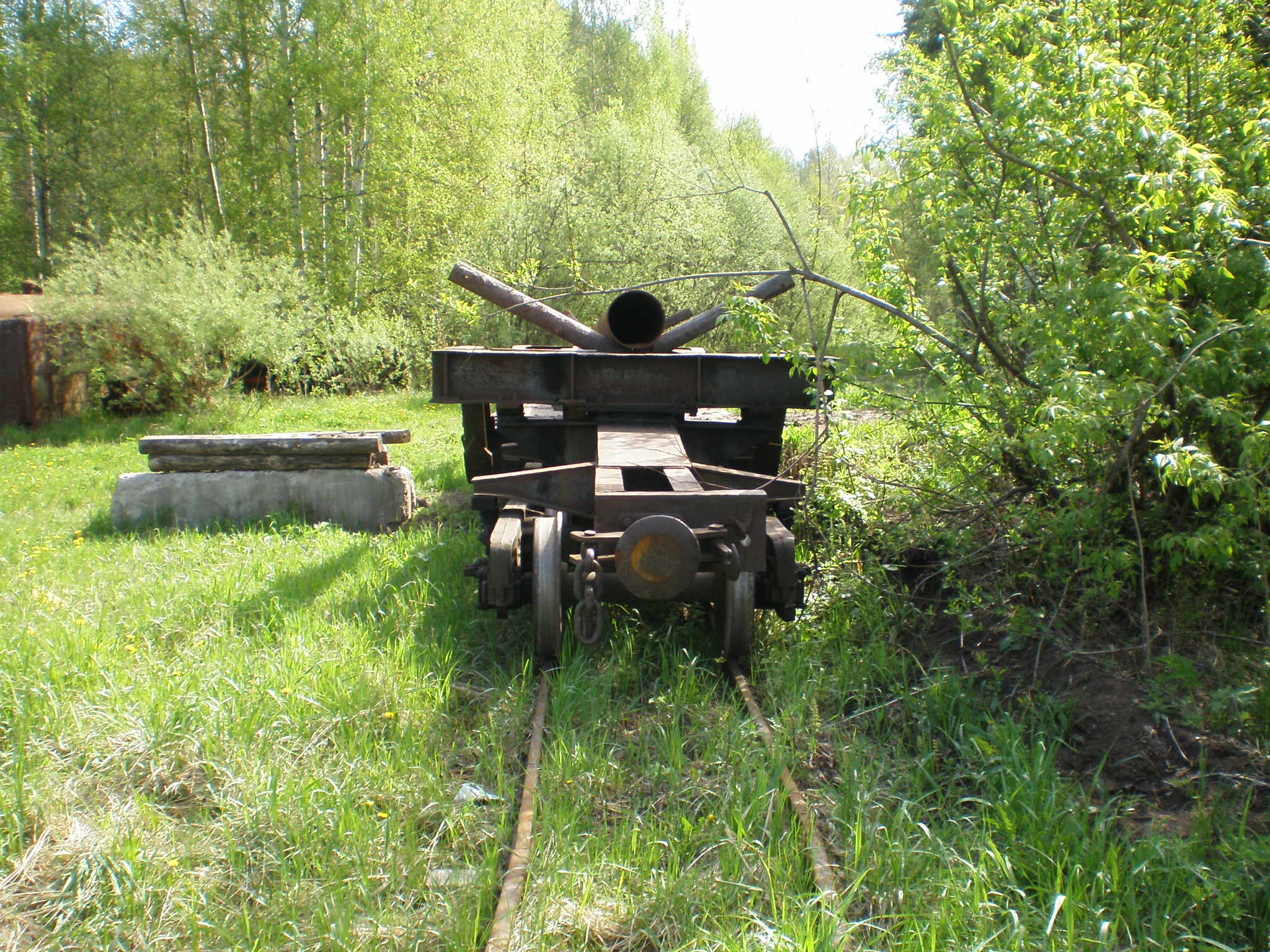 Узкоколейная железная дорога  Пищальского торфопредприятия —  фотографии, сделанные в 2008 году (часть 15)