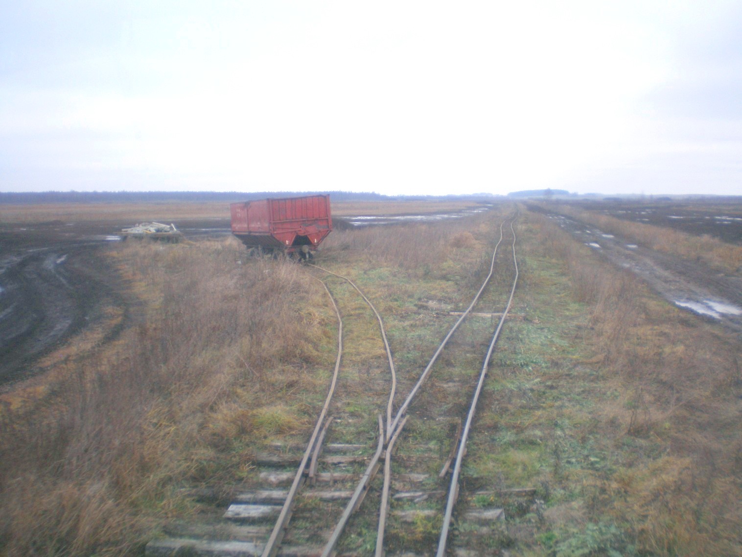 Узкоколейная железная дорога   торфопредприятия   «Колпеница» 
  —  фотографии, сделанные в 2008 году (часть 7)