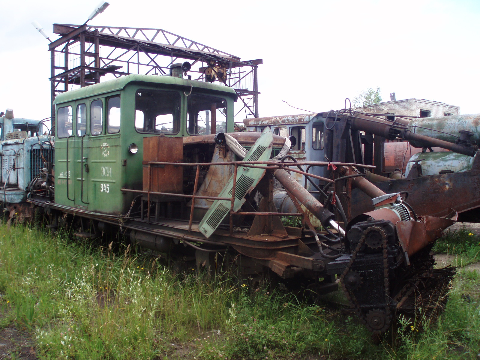 Узкоколейная железная дорога Отворского торфопредприятия  —  фотографии, сделанные в 2007 году (часть 8)