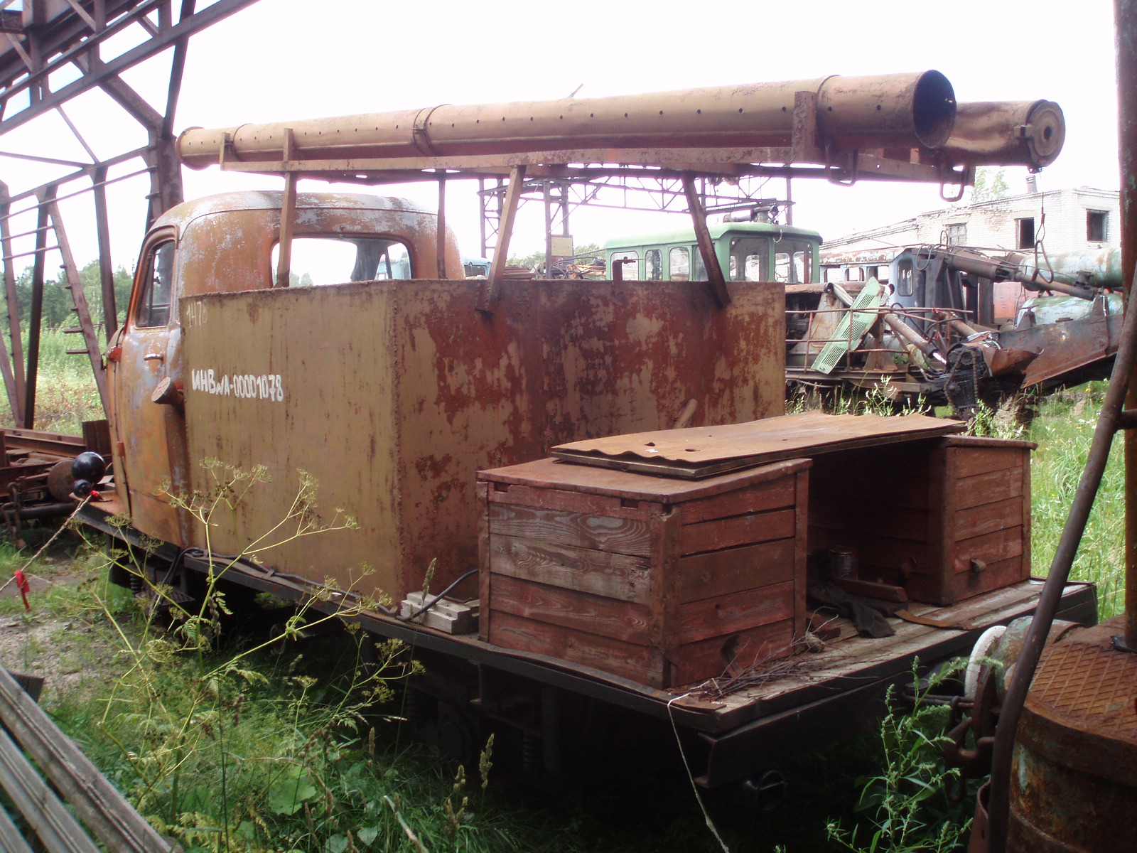 Узкоколейная железная дорога Отворского торфопредприятия  —  фотографии, сделанные в 2007 году (часть 9)