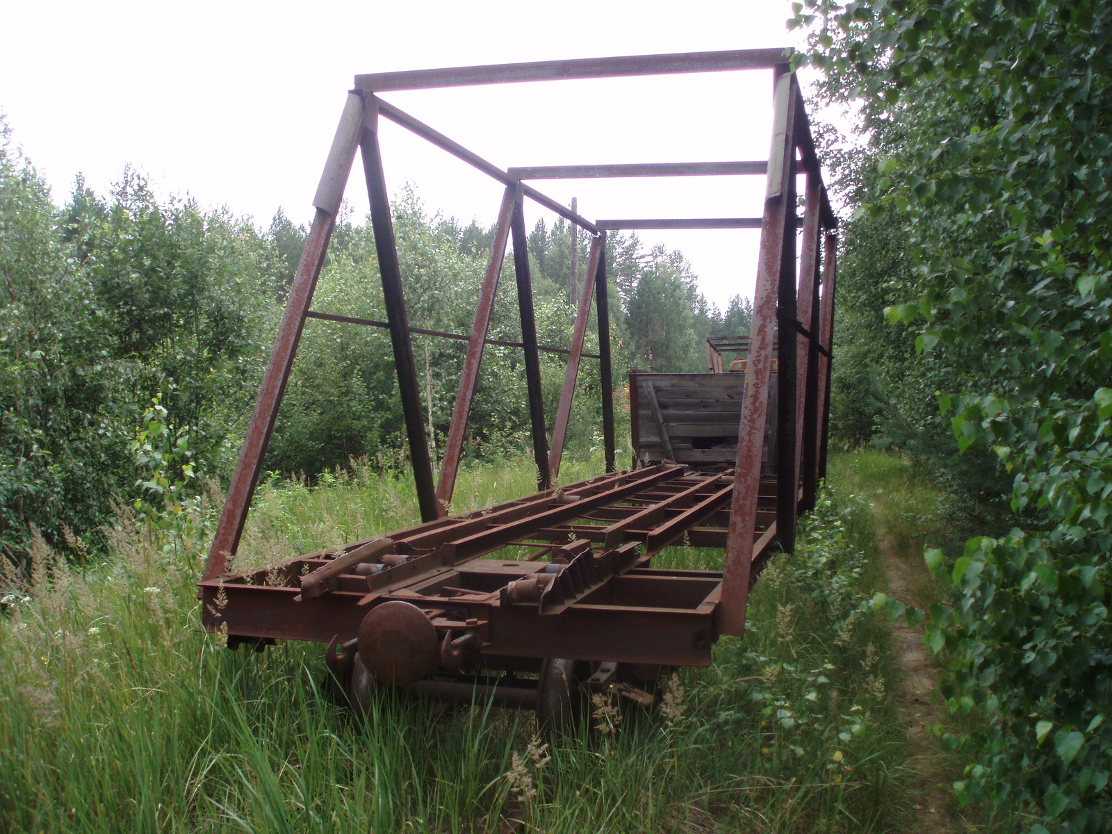Узкоколейная железная дорога Отворского торфопредприятия  —  фотографии, сделанные в 2007 году (часть 3)