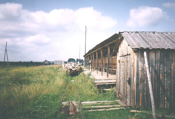 Пушемская узкоколейная железная дорога  —  фотографии, сделанные в 2004 году