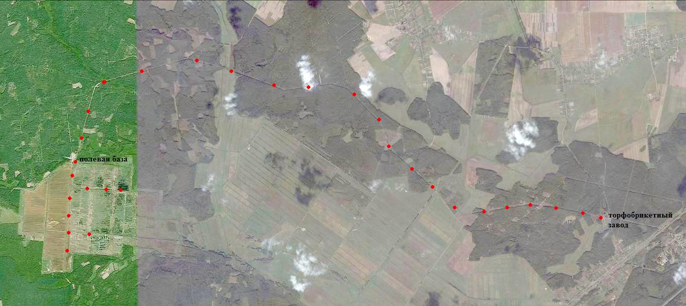 Узкоколейная железная дорога Берёзовского торфопредприятия —  схемы и топографические карты