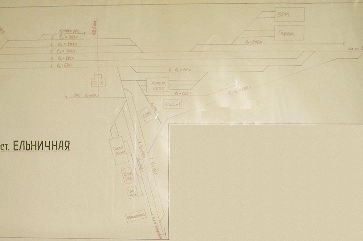 Алапаевская узкоколейная железная дорога - схемы путевого развития станций