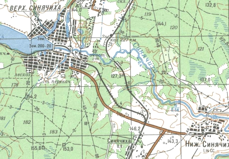 Железнодорожная линия  Синячиха — Верхнесинячихинский металлургический завод