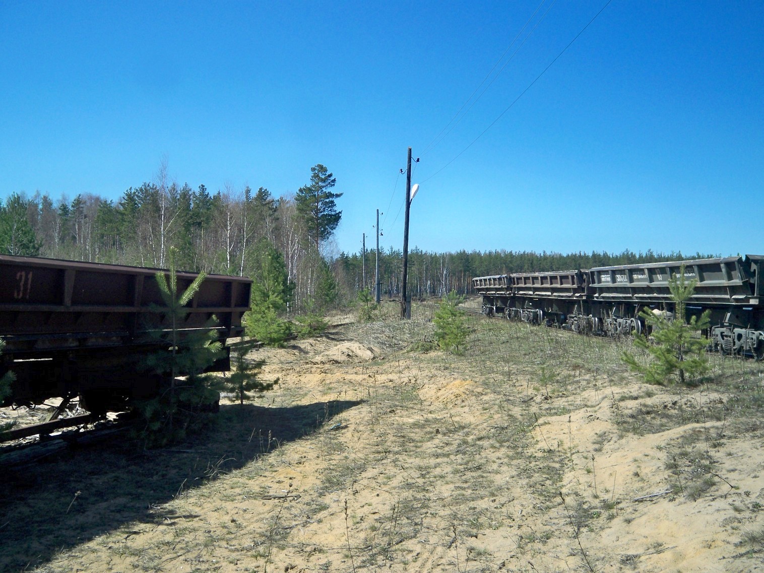 Узкоколейная железная дорога  Тверского комбината строительных материалов №2 — фотографии, сделанные в 2014 году (часть 4)