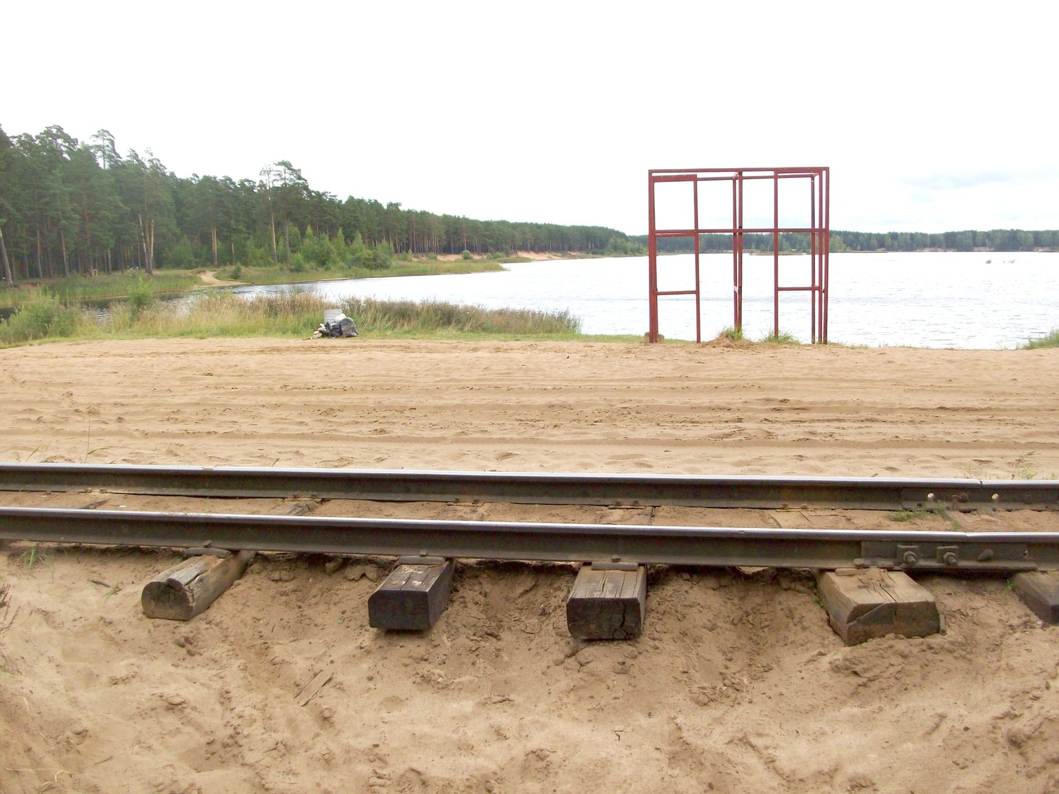 Узкоколейная железная дорога  Тверского комбината строительных материалов №2 — фотографии, сделанные в 2015 году (часть 7)