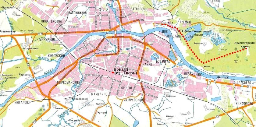 Узкоколейная железная дорога Тверского комбината строительных материалов № 2 — история