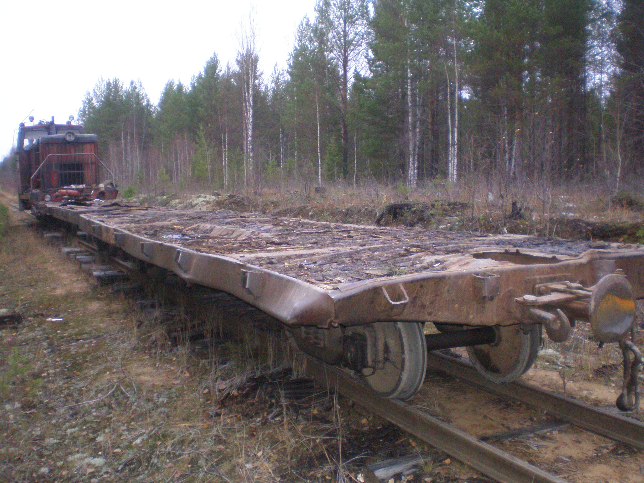 Пильвенская узкоколейная железная дорога  —  фотографии, сделанные в 2008 году (часть 8)