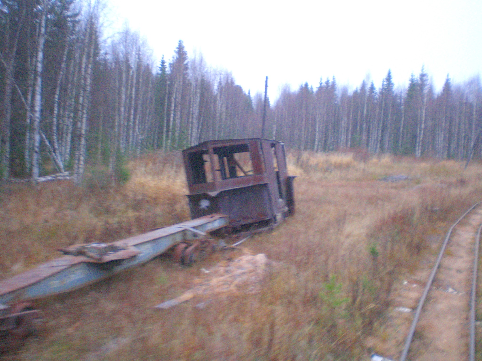 Пильвенская узкоколейная железная дорога  —  фотографии, сделанные в 2008 году (часть 10)