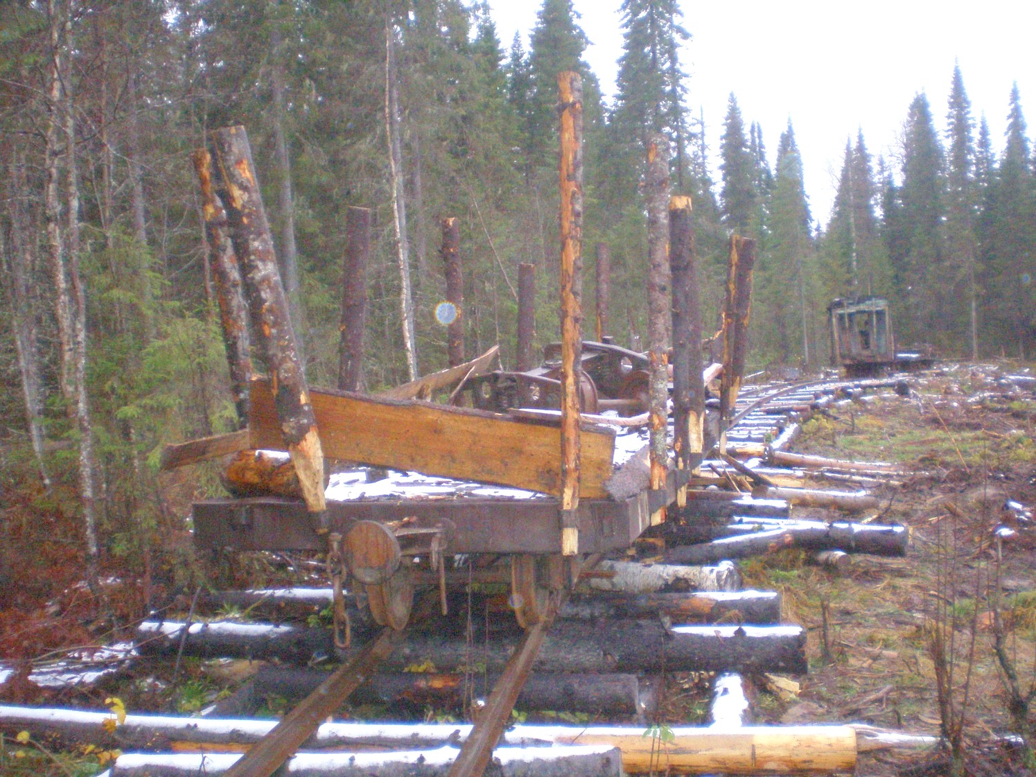 Пильвенская узкоколейная железная дорога  —  фотографии, сделанные в 2008 году (часть 31)