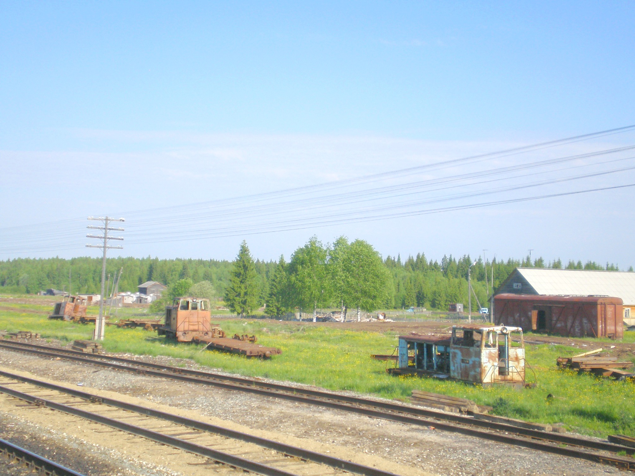 Узкоколейная железная дорога в Ломоватке  — фотографии, сделанные в 2008 году (часть 2)