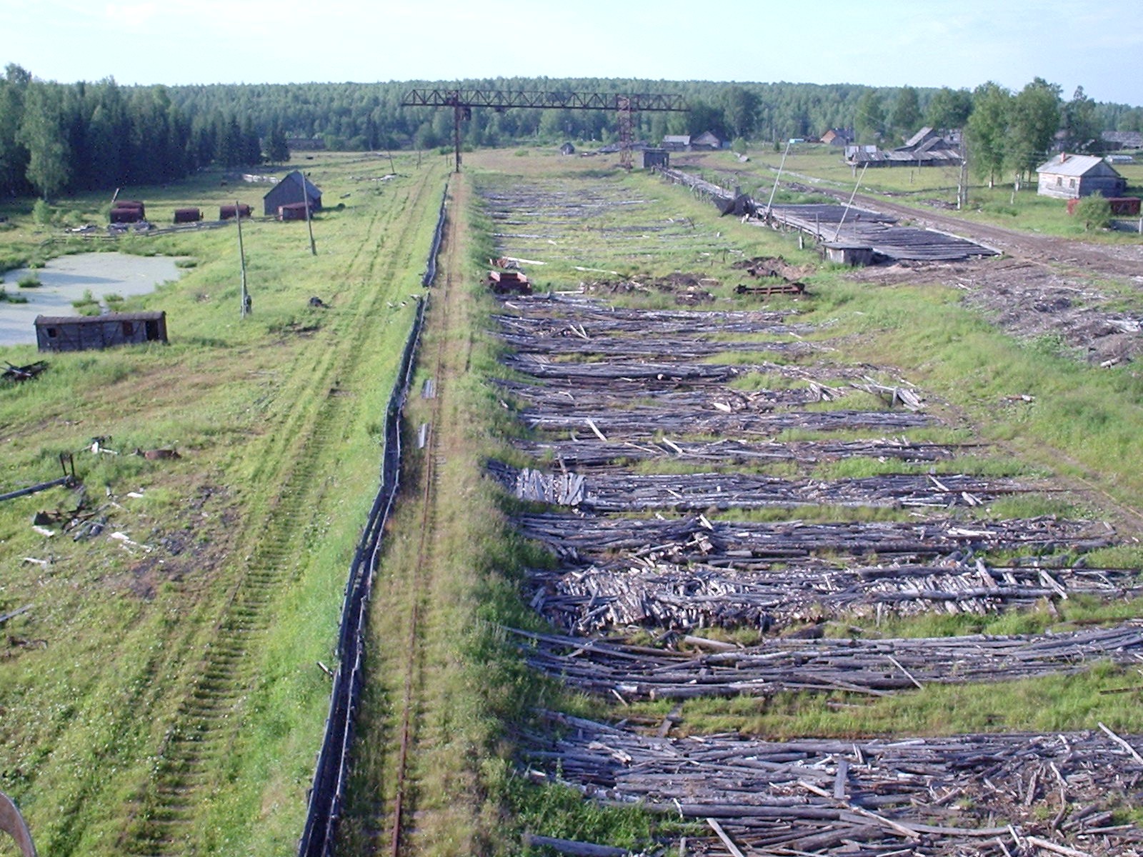 Сенгосская узкоколейная железная дорога — фотографии, сделанные в 2005 году (часть 1)
