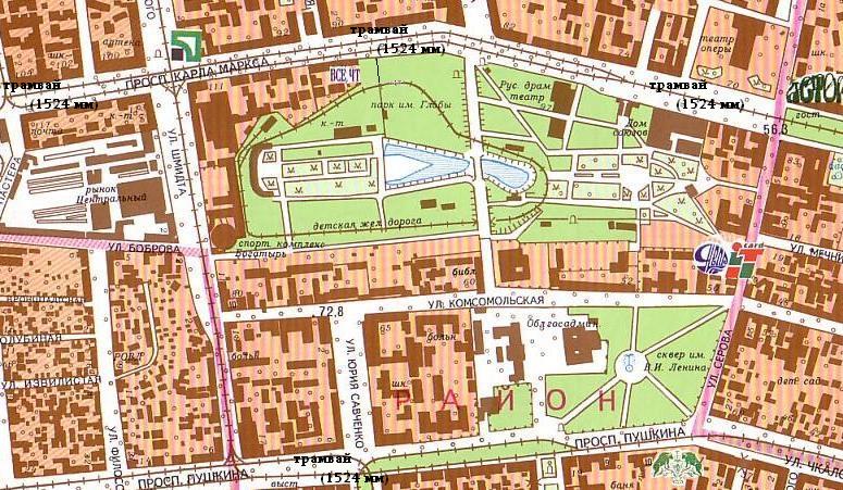 Малая Приднепровская (Днепропетровская)  детская железная дорога